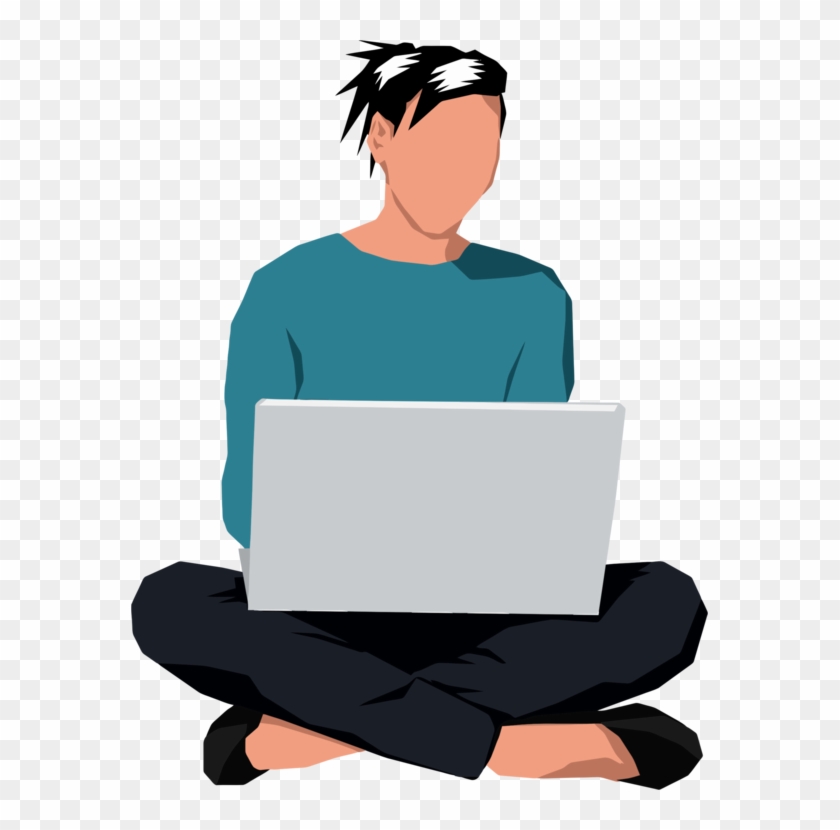 Detail Man With Laptop Png Nomer 33