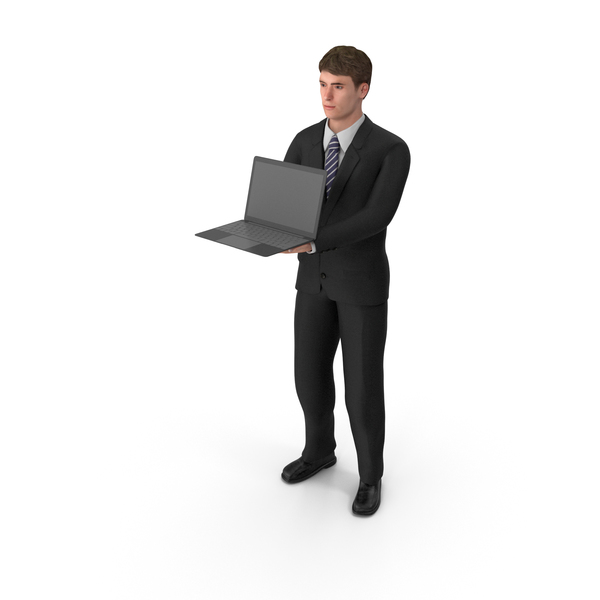 Detail Man With Laptop Png Nomer 54