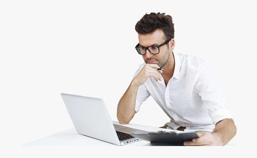 Download Man With Laptop Png Nomer 10