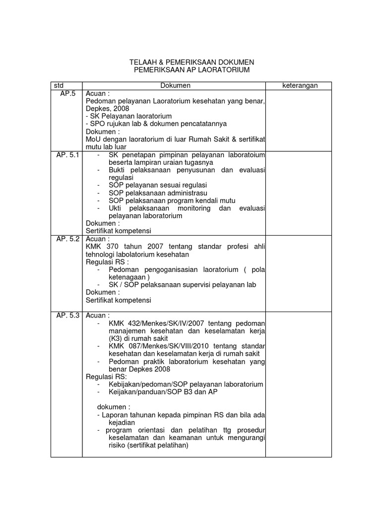 Detail Manajemen Laboratorium Rumah Sakit Nomer 11