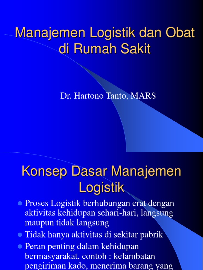 Detail Manajemen Logistik Di Rumah Sakit Nomer 14