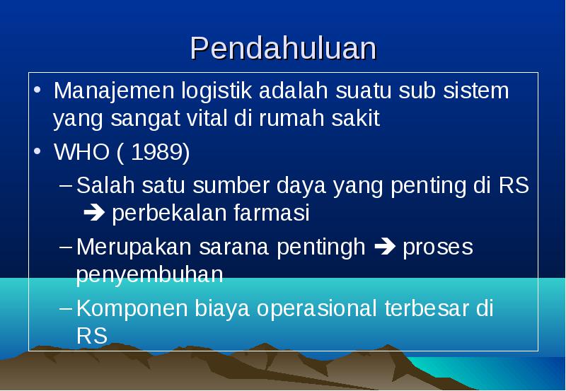 Detail Manajemen Logistik Di Rumah Sakit Nomer 18