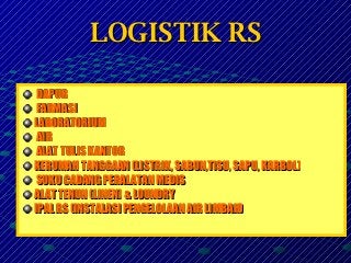 Detail Manajemen Logistik Di Rumah Sakit Nomer 35