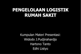 Detail Manajemen Logistik Di Rumah Sakit Nomer 49