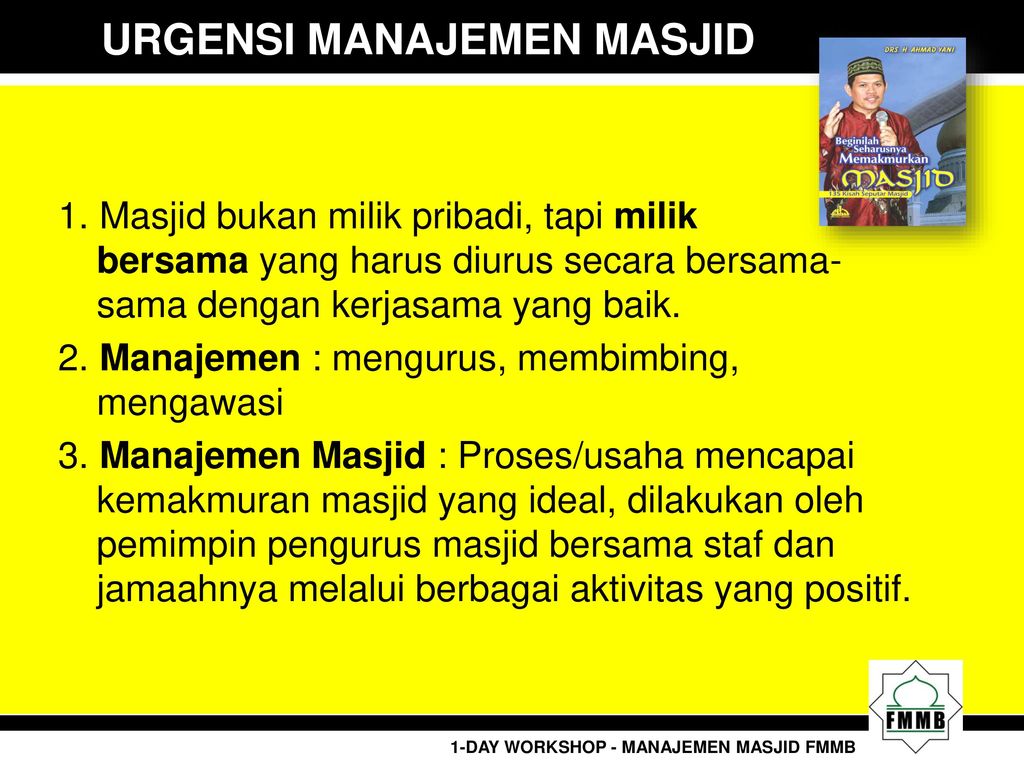 Manajemen Masjid Powerpoint - KibrisPDR