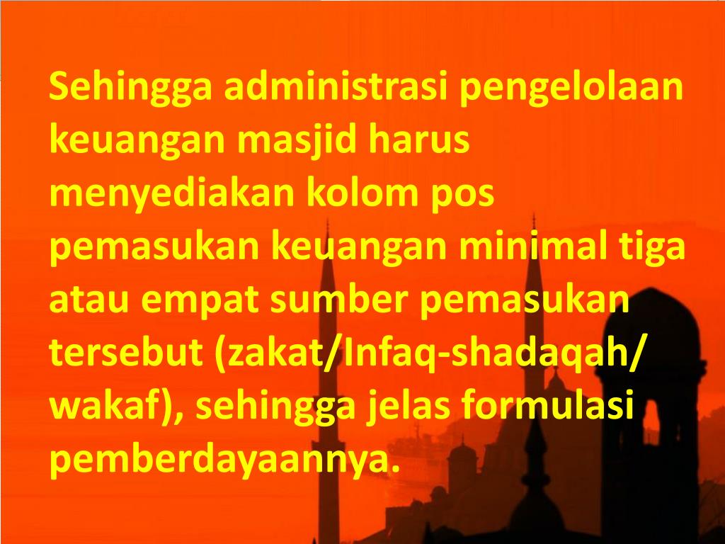 Detail Manajemen Masjid Powerpoint Nomer 18