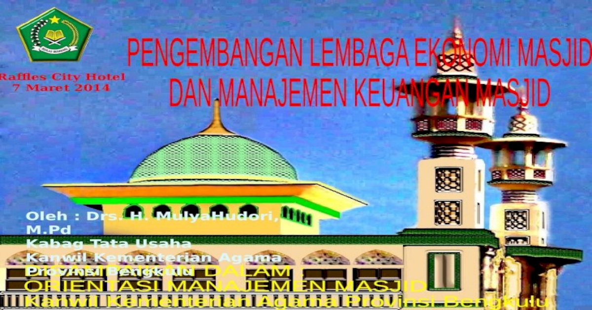 Detail Manajemen Masjid Powerpoint Nomer 24