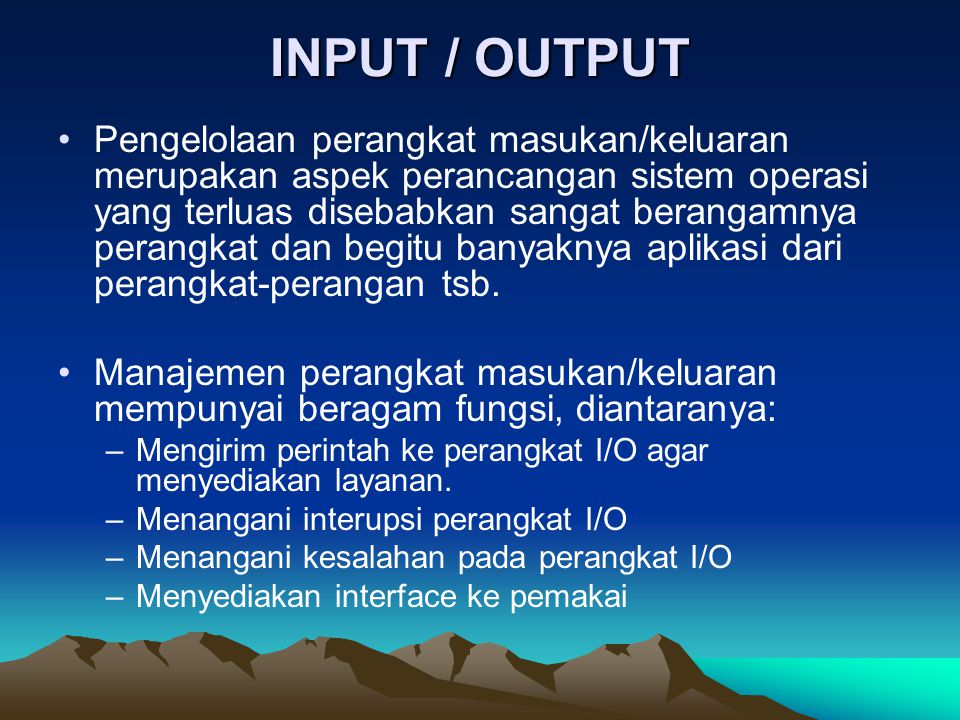 Detail Manajemen Perangkat Input Output Nomer 10