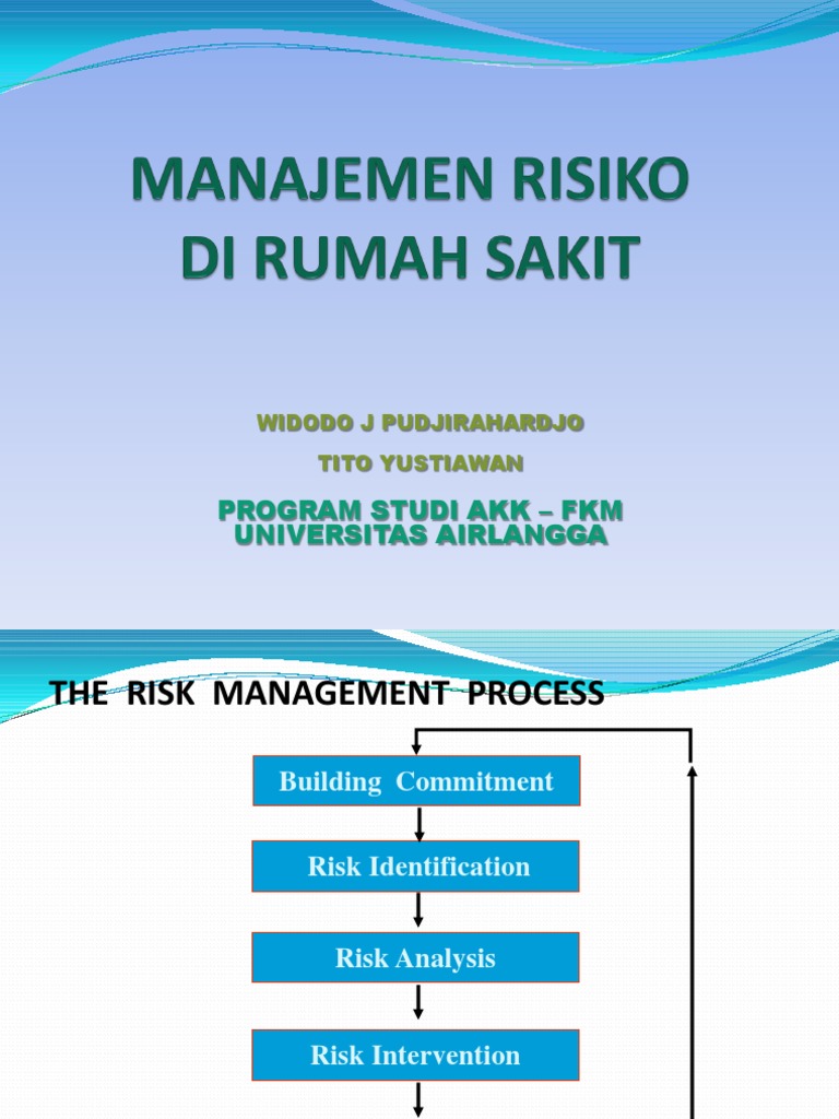 Detail Manajemen Risiko Rumah Sakit Nomer 2