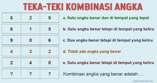 Detail Permainan Teka Teki Matematika Nomer 14