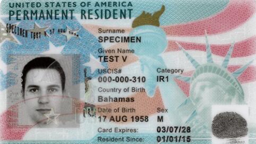 Detail Permanent Resident Card Image Nomer 13