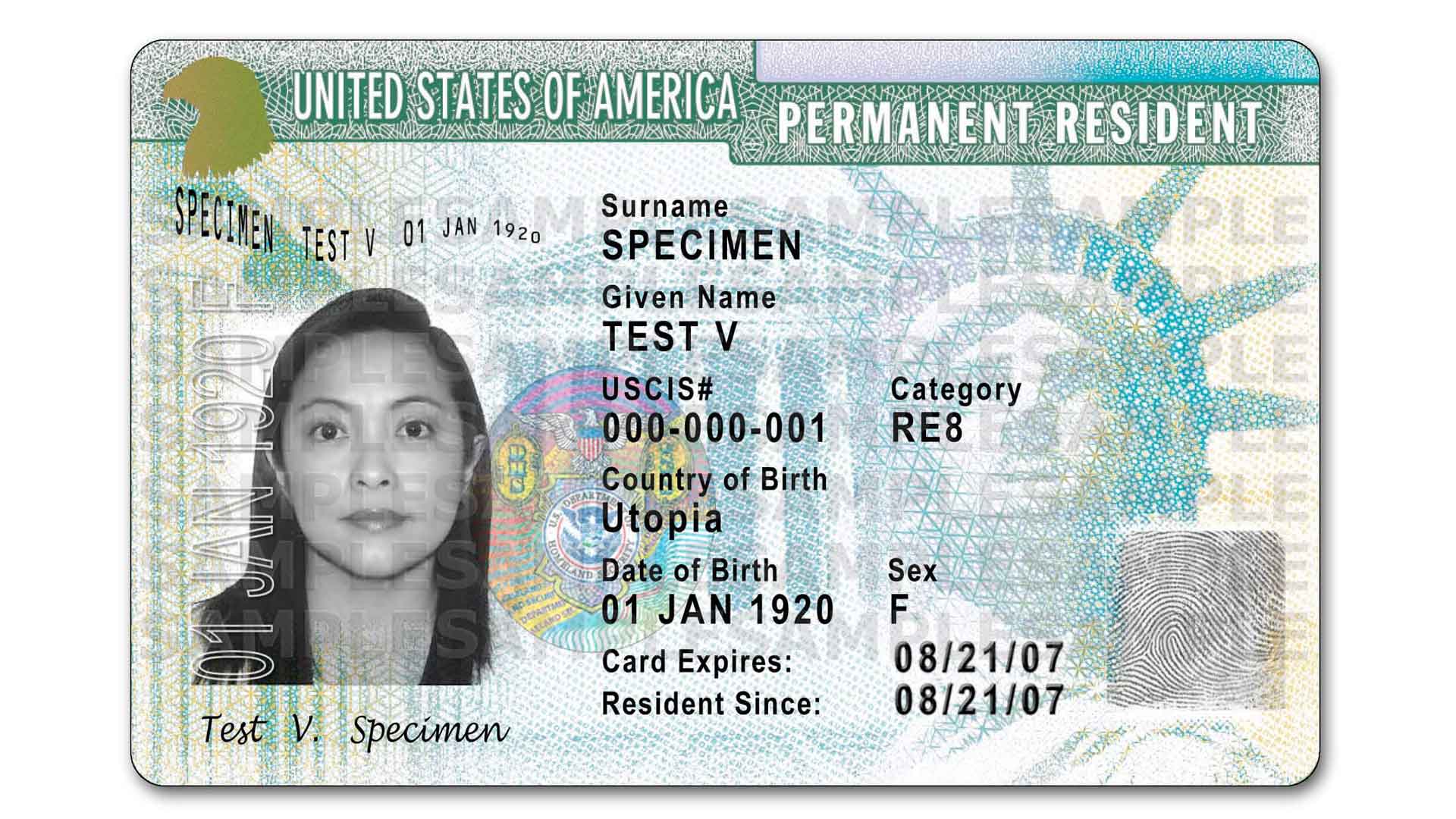 Detail Permanent Resident Card Image Nomer 33