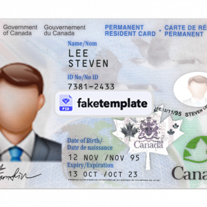 Detail Permanent Resident Card Template Nomer 36