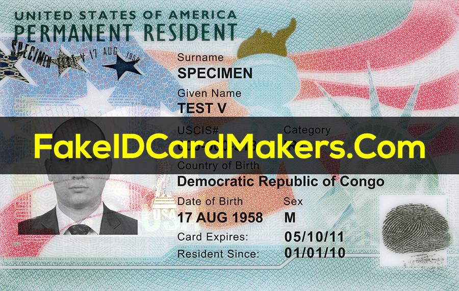 Detail Permanent Resident Card Template Nomer 48