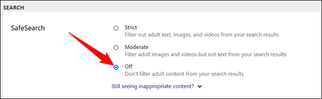 Detail Permanently Turn Off Safe Search Nomer 13