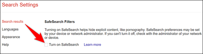 Detail Permanently Turn Off Safe Search Nomer 14