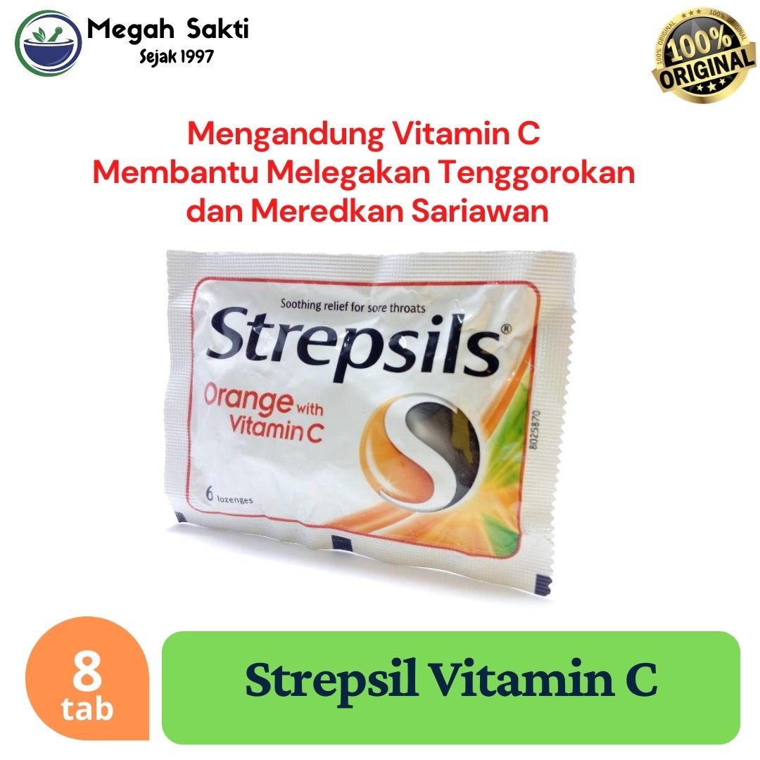 Detail Permen Tenggorokan Strepsil Nomer 50