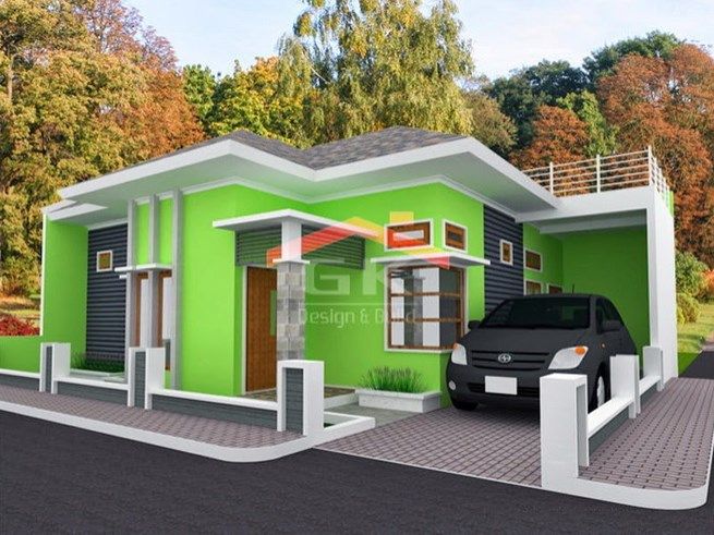 Detail Perpaduan Warna Cat Rumah Hijau Nomer 22