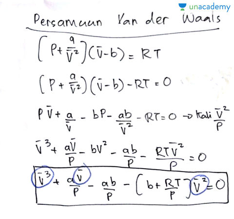 Detail Persamaan Van Der Waals Nomer 2