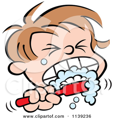 Detail Person Brushing Teeth Clipart Nomer 22