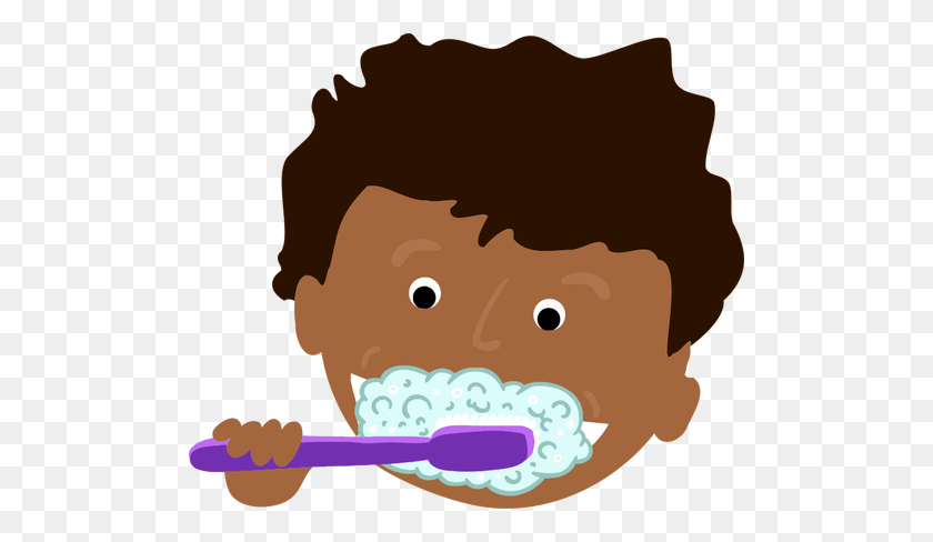 Detail Person Brushing Teeth Clipart Nomer 26