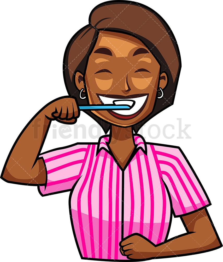 Detail Person Brushing Teeth Clipart Nomer 29