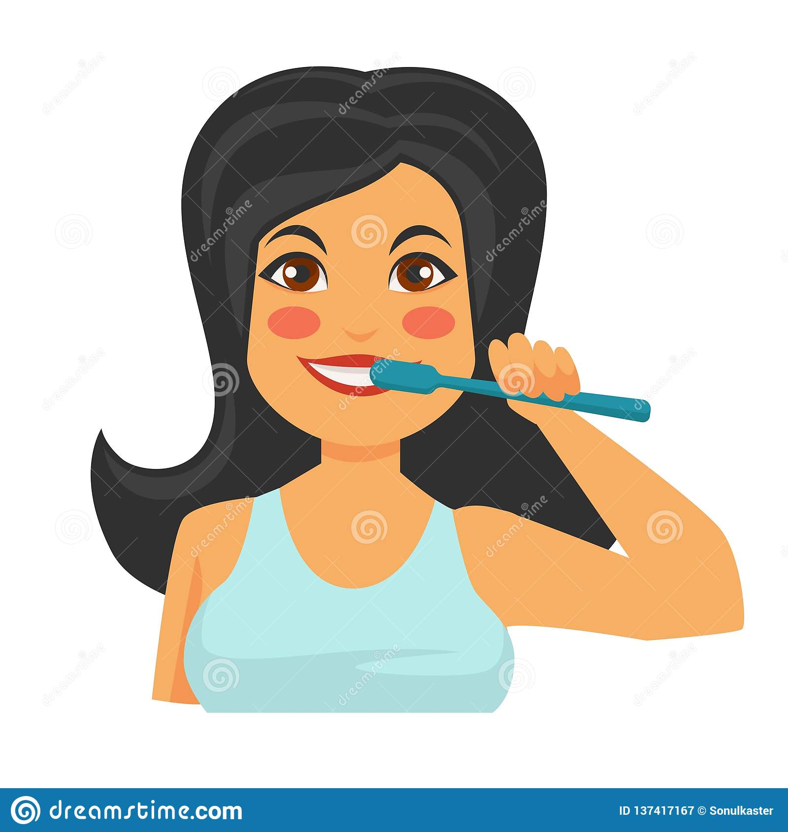 Detail Person Brushing Teeth Clipart Nomer 40