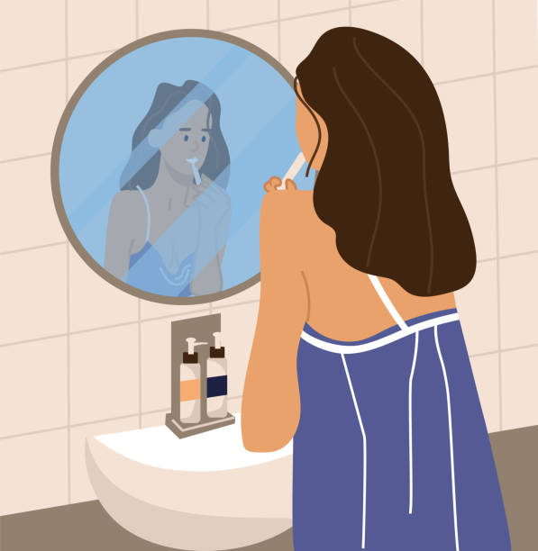 Detail Person Brushing Teeth Clipart Nomer 52