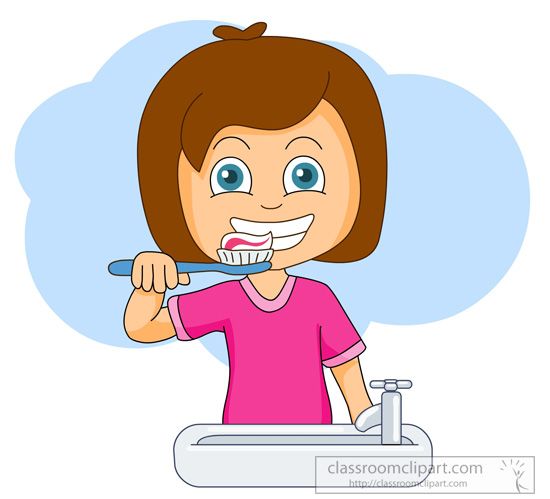 Detail Person Brushing Teeth Clipart Nomer 8