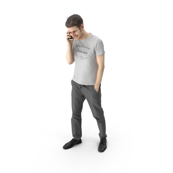 Detail Person On Phone Png Nomer 9