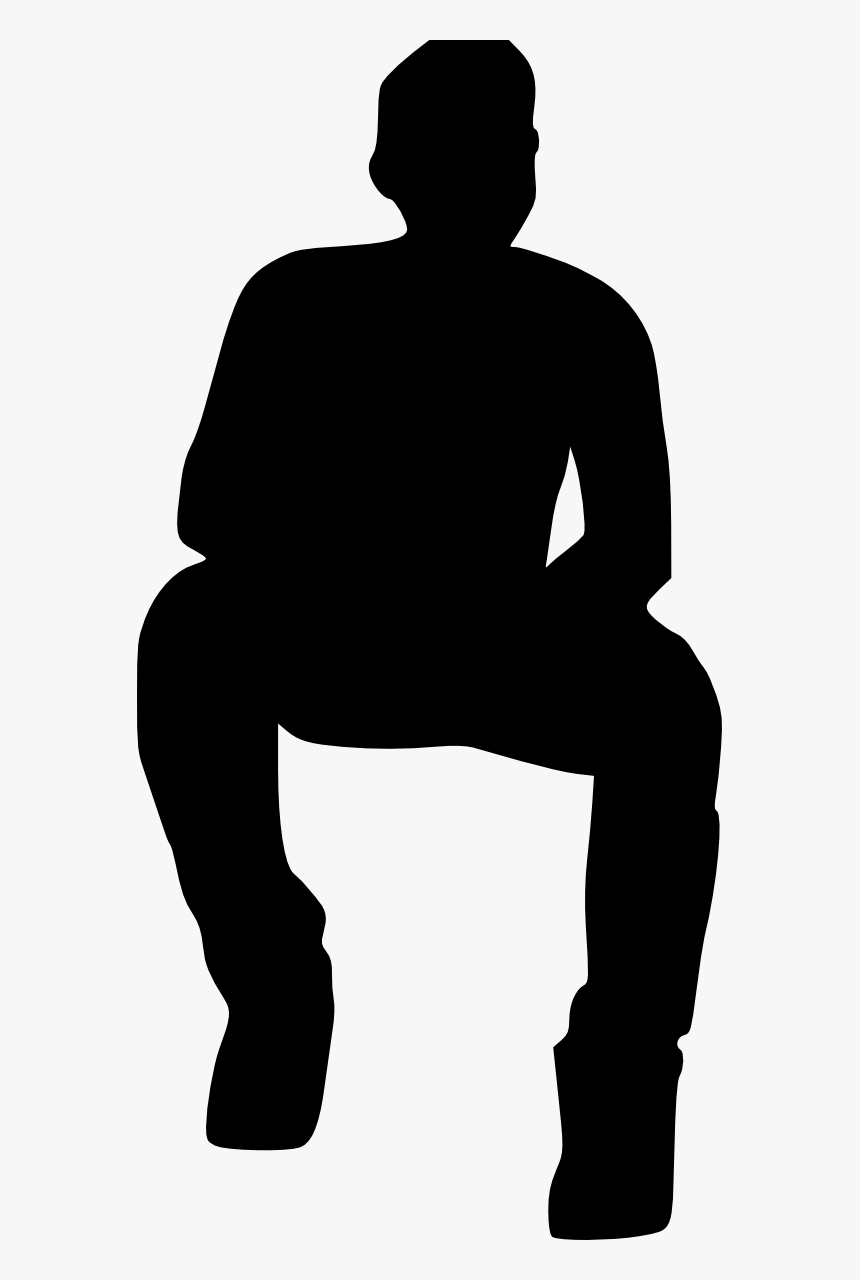 Detail Person Sitting Silhouette Png Nomer 12