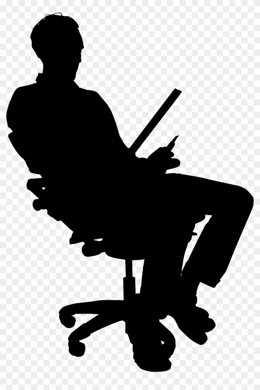 Detail Person Sitting Silhouette Png Nomer 25