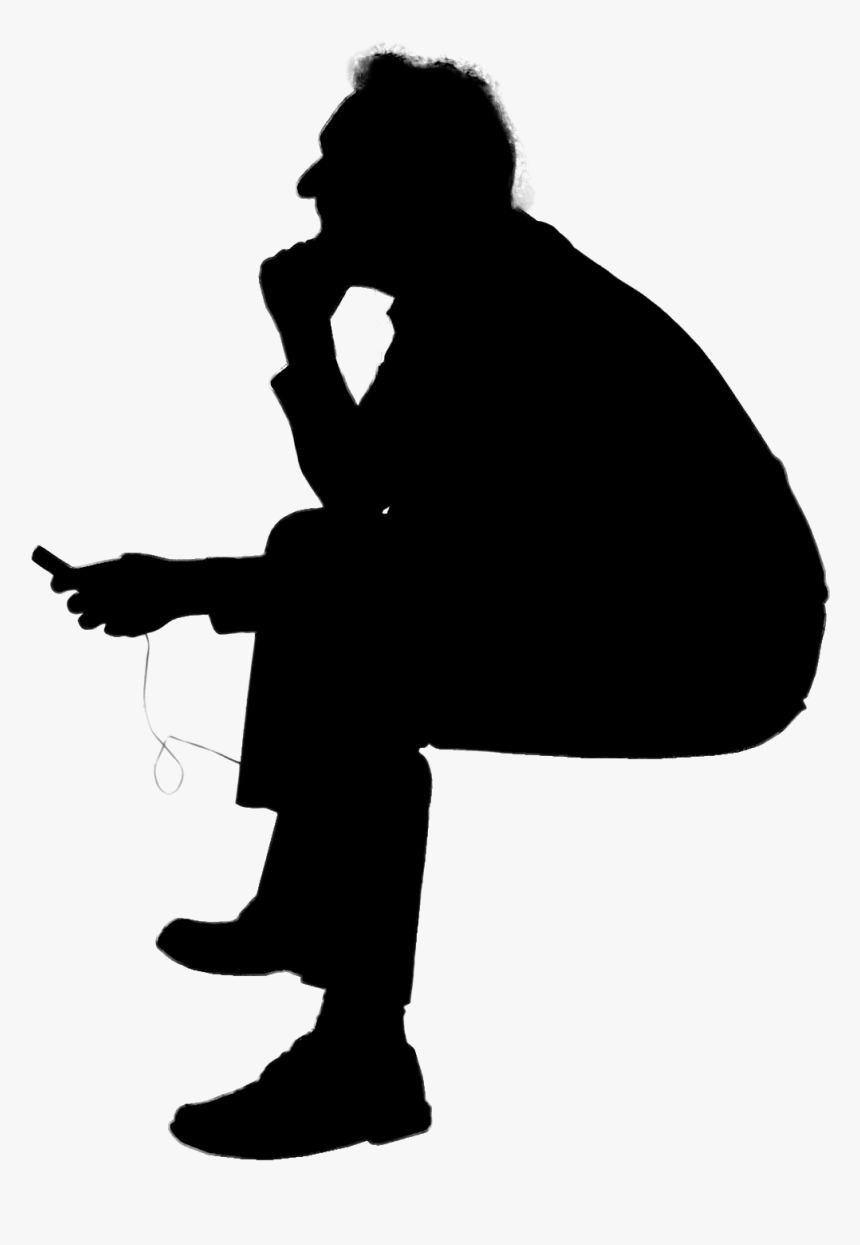 Detail Person Sitting Silhouette Png Nomer 28