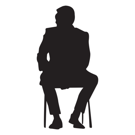 Detail Person Sitting Silhouette Png Nomer 29