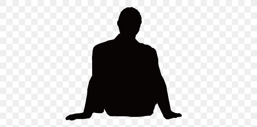 Detail Person Sitting Silhouette Png Nomer 47