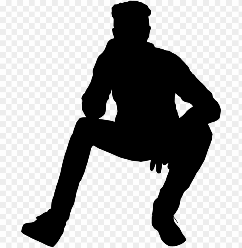 Detail Person Sitting Silhouette Png Nomer 8