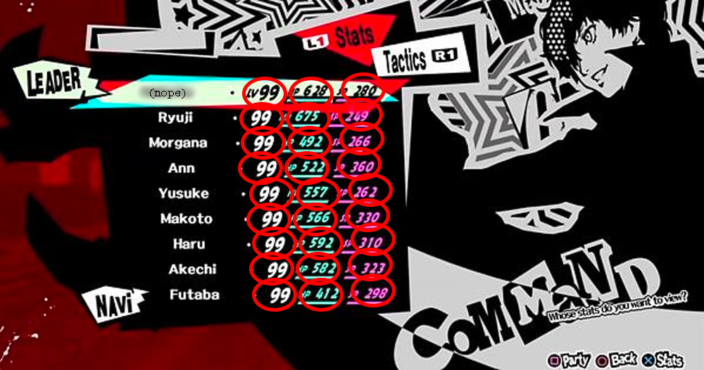 Detail Persona 5 Font Nomer 19