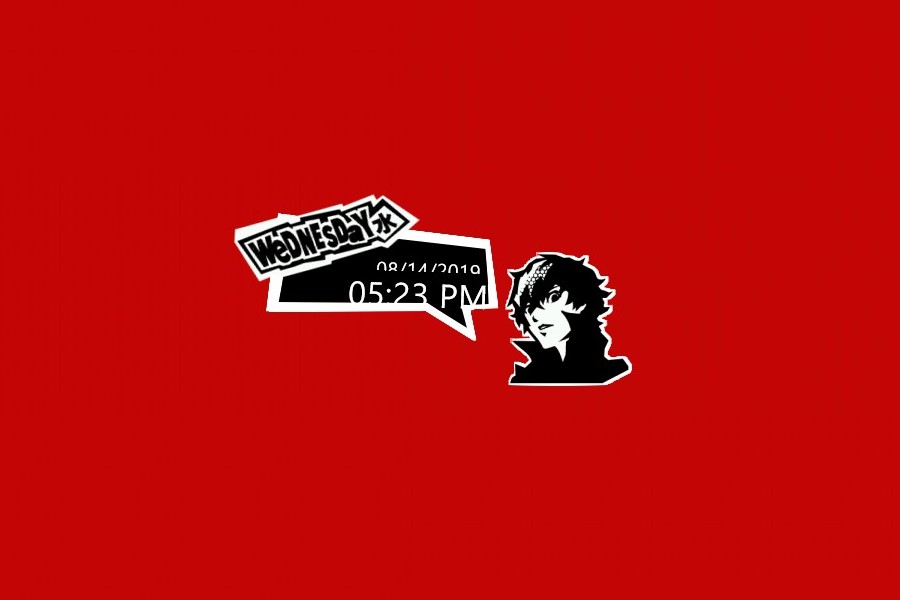 Detail Persona 5 Rainmeter Nomer 33