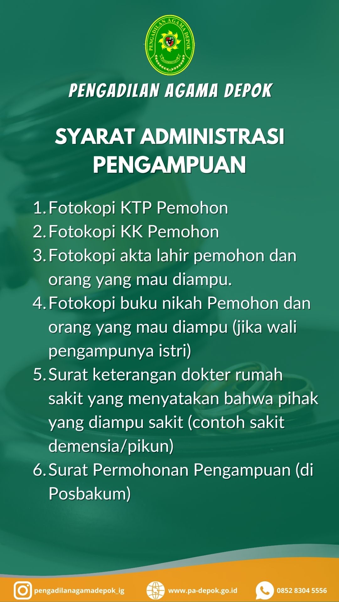 Detail Persyaratan Surat Cerai Nomer 14