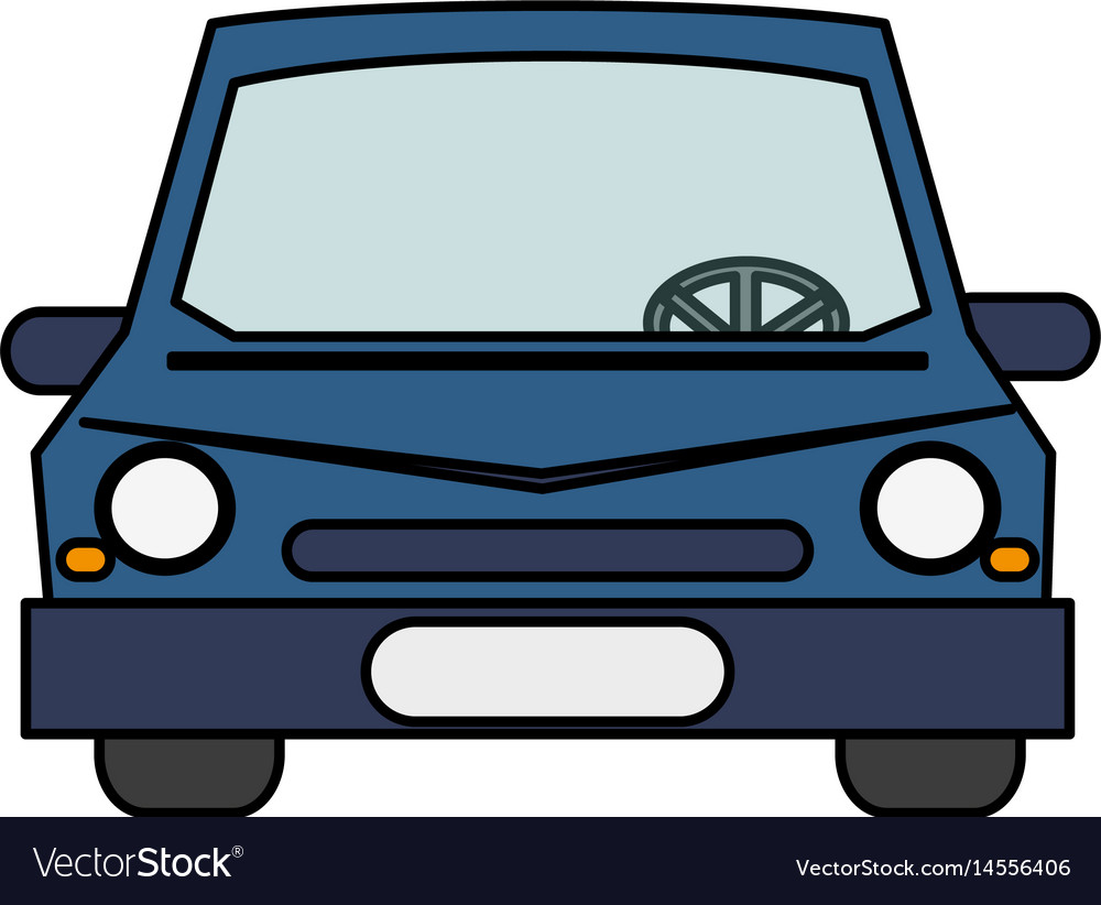 Detail Car Front View Vector Nomer 8