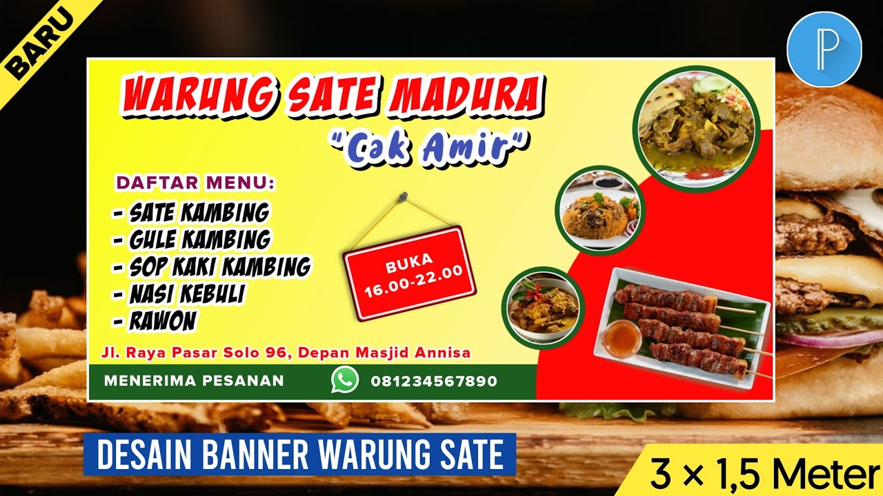 Detail Desain Warung Sate Kambing Nomer 33