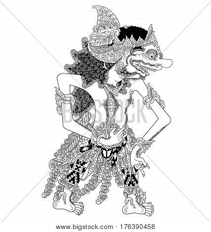 Detail Desain Wayang Kulit Nomer 42