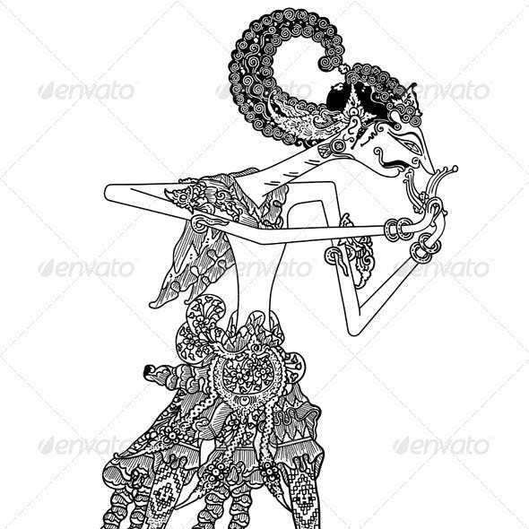 Detail Desain Wayang Kulit Nomer 6