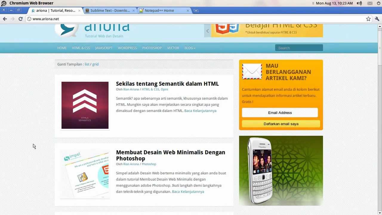 Detail Desain Web Keren Dengan Html Nomer 3