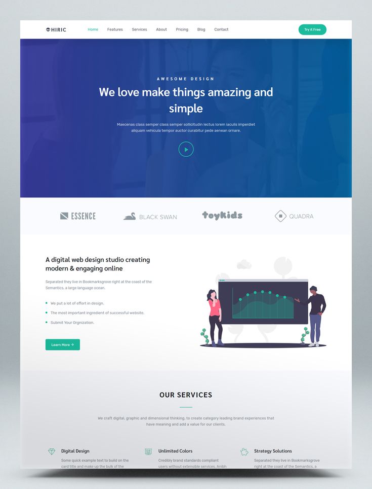 Detail Desain Web Keren Dengan Html Nomer 36