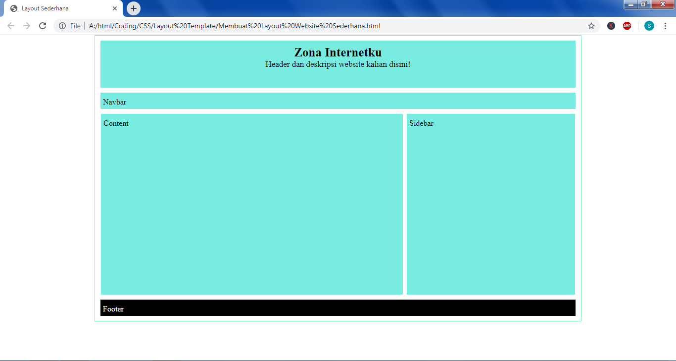 Detail Desain Web Sederhana Nomer 21