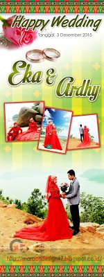 Detail Desain X Banner Wedding Nomer 40