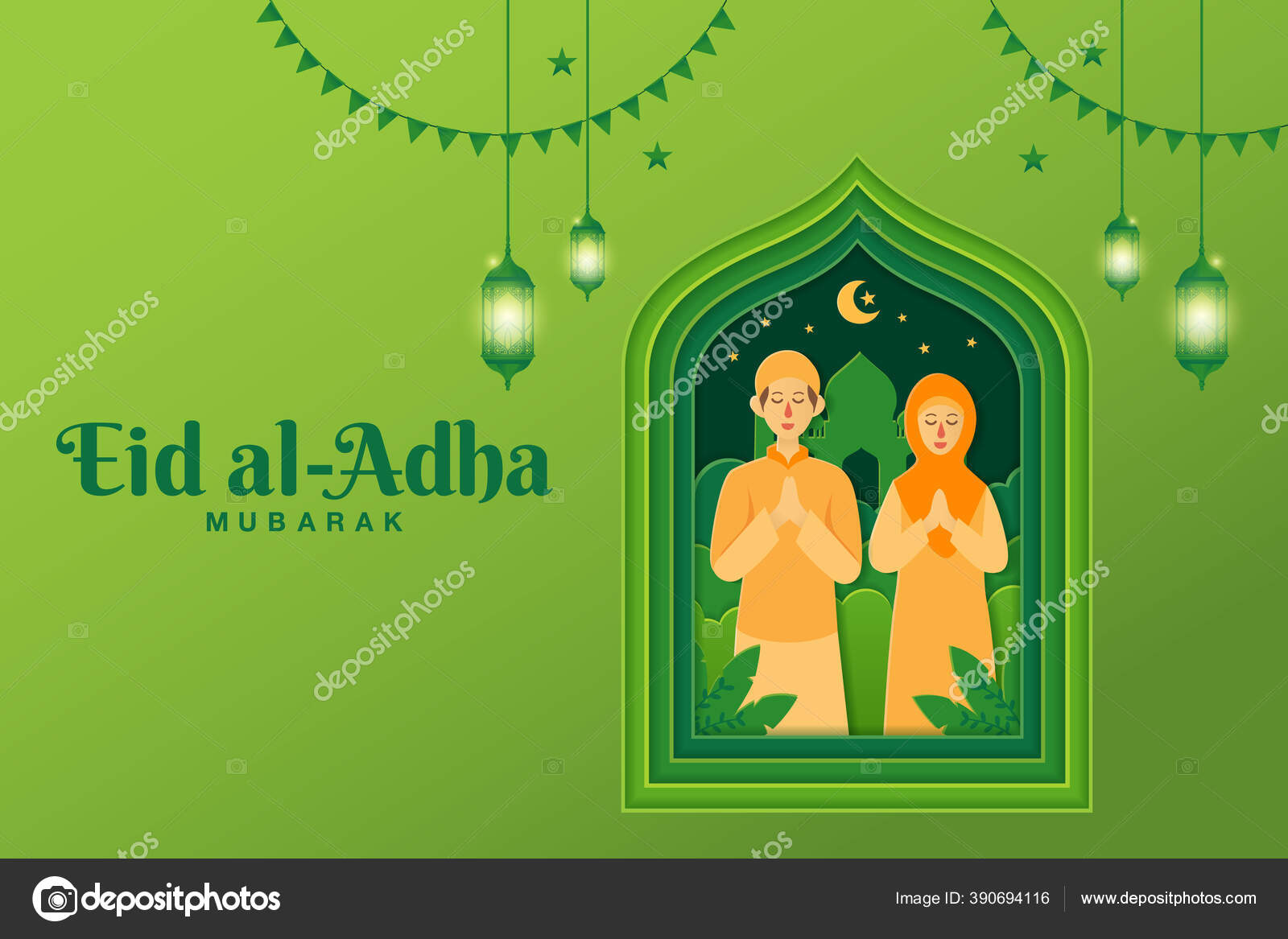 Detail Design Background Idul Adha Nomer 32