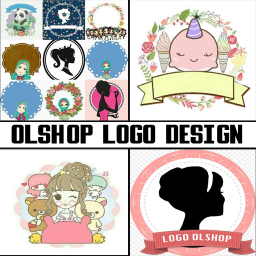 Detail Design Background Logo Olshop Nomer 21