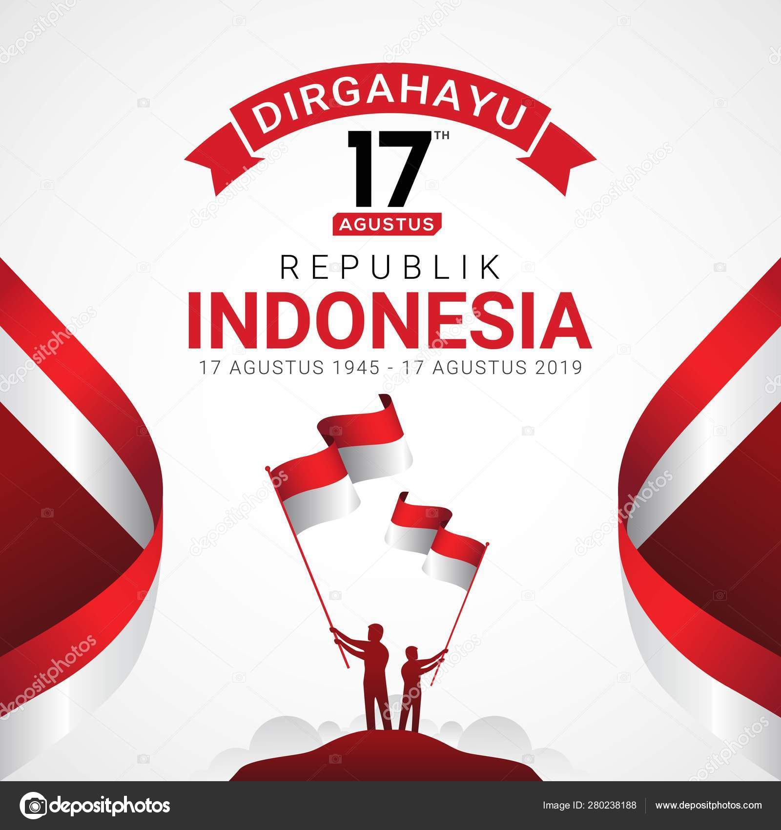 Detail Design Background Merah Putih Nomer 51